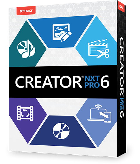 roxio creator nxt 6 ファミリー dvd 書き込み ビデオ編集 写真