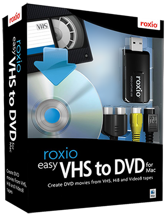 Roxio Easy VHS to DVD pour Mac - Logiciel de conversion VHS vers DVD