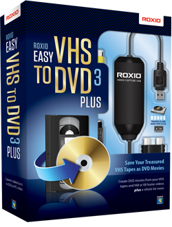 Convertisseur VHS en DVD  Easy VHS to DVD de Roxio